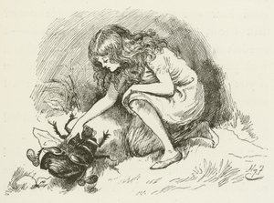Illustration for Sylvie and Bruno by Harry Furniss