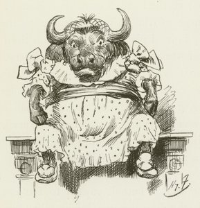 Illustration for Sylvie and Bruno by Harry Furniss