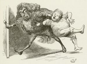 Illustration for Sylvie and Bruno by Harry Furniss