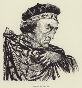 Irving as Becket by Harry Furniss