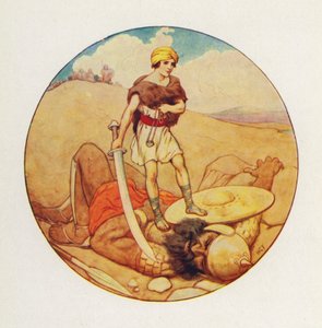 David seized the giant