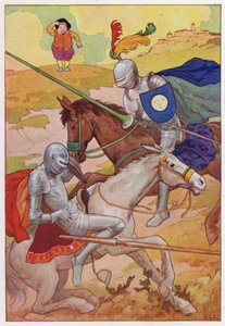 Illustration for Don Quixote by Harry George Theaker