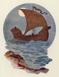She was built like a Norse ship of war by Harry George Theaker