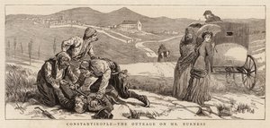 Constantinople, the Outrage on Mr Burness by Harry Hamilton Johnston