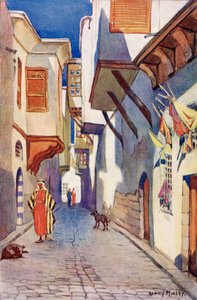 A Street in Damascus, Syria, c. 1910, from A Book of Modern Palestine by Richard Penlake by Harry Morley