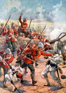 Storming the Trenches. Battle of Tel-el-Kebir