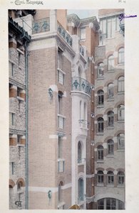 View of the Castel Beranger (1897-1898), building manifested by the architect Hector Guimard by Hector Guimard
