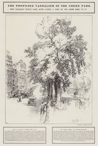 The Proposed Vandalism in the Green Park, London