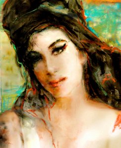 Mysterious Woman Portrait by Hein Kocken
