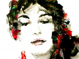 Serene Floral Woman