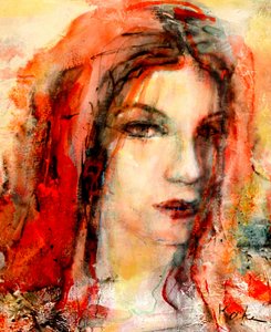 Vibrant Expressive Portrait