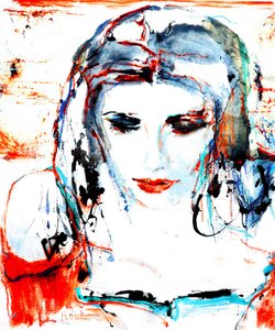 Vivid Woman Portrait
