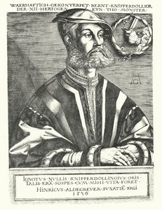 Bernhard Knipperdolling, German Anabaptist leader and one of the leaders of the Munster Rebellion of 1534-1535 by Heinrich (after) Aldegrever