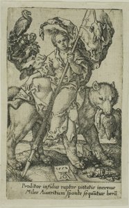 Avarice, from the Vices by Heinrich Aldegrever