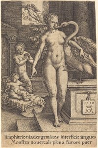 Hercules as a Child by Heinrich Aldegrever