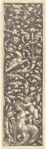 Ornament with a Child on the Back of a Sphinx by Heinrich Aldegrever