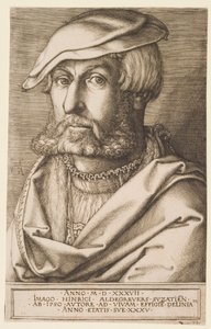 Self-portrait by Heinrich Aldegrever