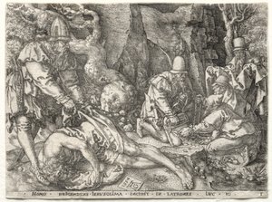 The Parable of the Good Samaritan: The Robbers Attacking the Travelers