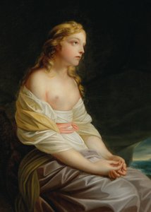 Scene from the idyll Der erste Schiffer by Salomon Gessner, c. 1800