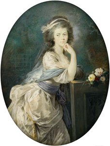 Miniature of Countess von Clam und Gallas