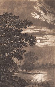 Moonlight over a Lake