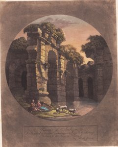 Ruins of Antiquity. Dedicated to Kirkerup by Heinrich Grosch