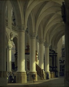 The Church of St. Sablon in Brussels by Heinrich Hansen