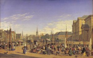 View from Gammel Strand towards Christiansborg