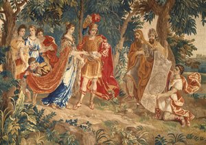 The Foundation of Carthage (detail) by Heinrich II Reydams