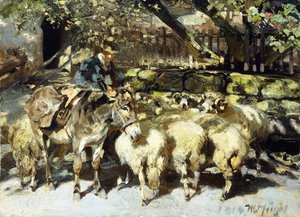A Shepherd with his Flock