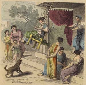 Ancient Greek Pastimes by Heinrich Leutemann