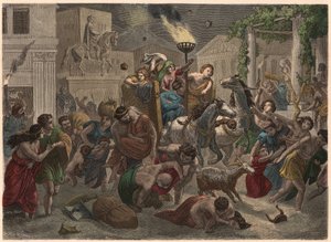 Ancient Rome: Eruption of Vesuvius, 79 AD