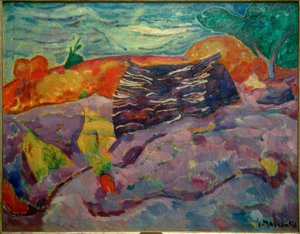 Landscape with Woodpile