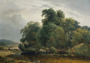 Landscape with Cattle Herd and Shepherdess