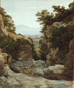 Italian Landscape by Heinrich Reinhold