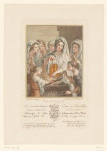 The Vestal Virgins Offering at an Altar by Heinrich Sintzenich
