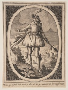 Plate 10 from Military Figures