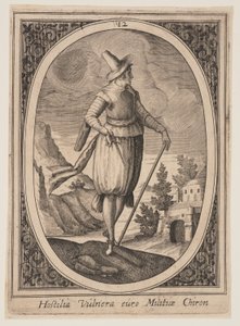 Plate 12 from Military Figures by Heinrich Ulrich