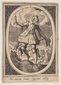 Plate 2 from Military Figures by Heinrich Ulrich