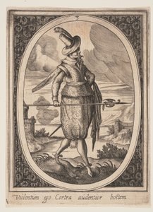Plate 3 from Military Figures by Heinrich Ulrich