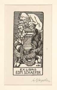 Bookplate: Edm. Schaefer