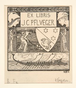 Bookplate: J.C. Pflueger