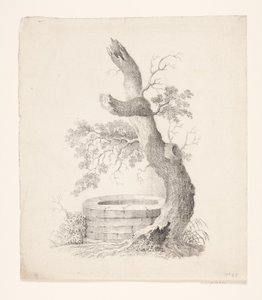 An Old Tree by a Well by Heinrich Wenzler