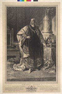 Franz Joseph I in the Fleece Robe (Whole Figure Standing) by Heinrich von Angeli
