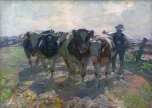 Farmer with Cows