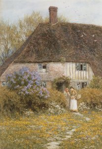 A Kentish Cottage by Helen Allingham