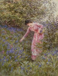 Gathering Bluebells by Helen Allingham