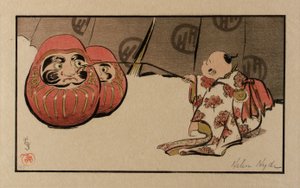 Teasing the Daruma by Helen Hyde