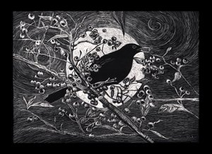 Blackbird, 2023 by Helen White