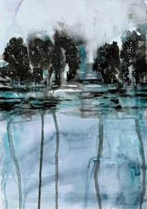 Dark Forest Reflection by Helena Ryhle